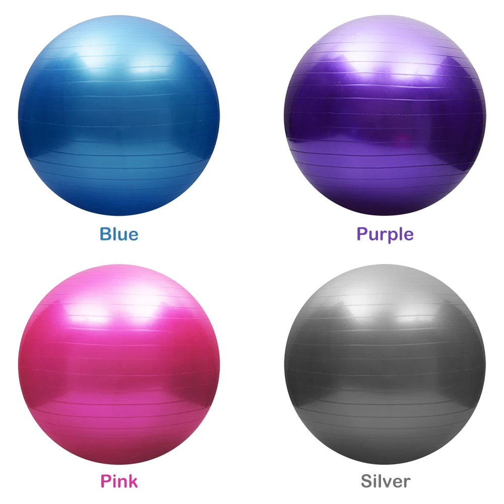 Exercise Ball Anti-burst Yoga Thickened Stability Balance Pilates Barre Fitness Workout Massage Gift Air Pump | Спорт и развлечения