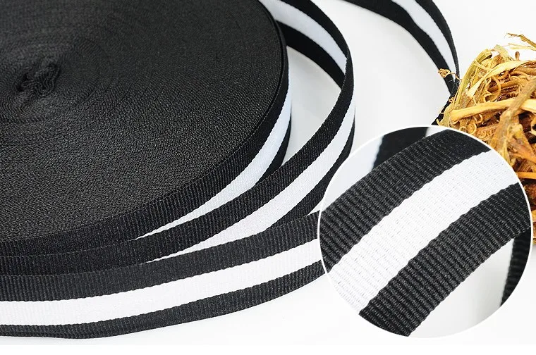 3/4 &quot20 мм Вязание тесьма в полоску спортивные штаны ткань Эластичная лента