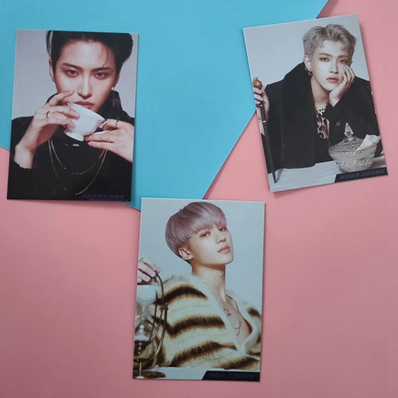 8 шт./компл. Фотокарта Kpop ATEEZ открытка TREASURE EP.FIN все в действие альбом фото карта KPOP
