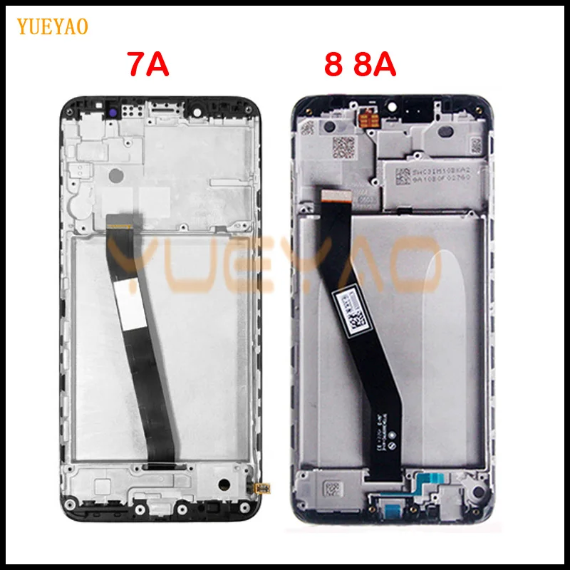 Без/с рамкой для XIaomi Redmi 7 7A 9 9A 8 8A ЖК дисплей сенсорный экран|Экраны мобильных