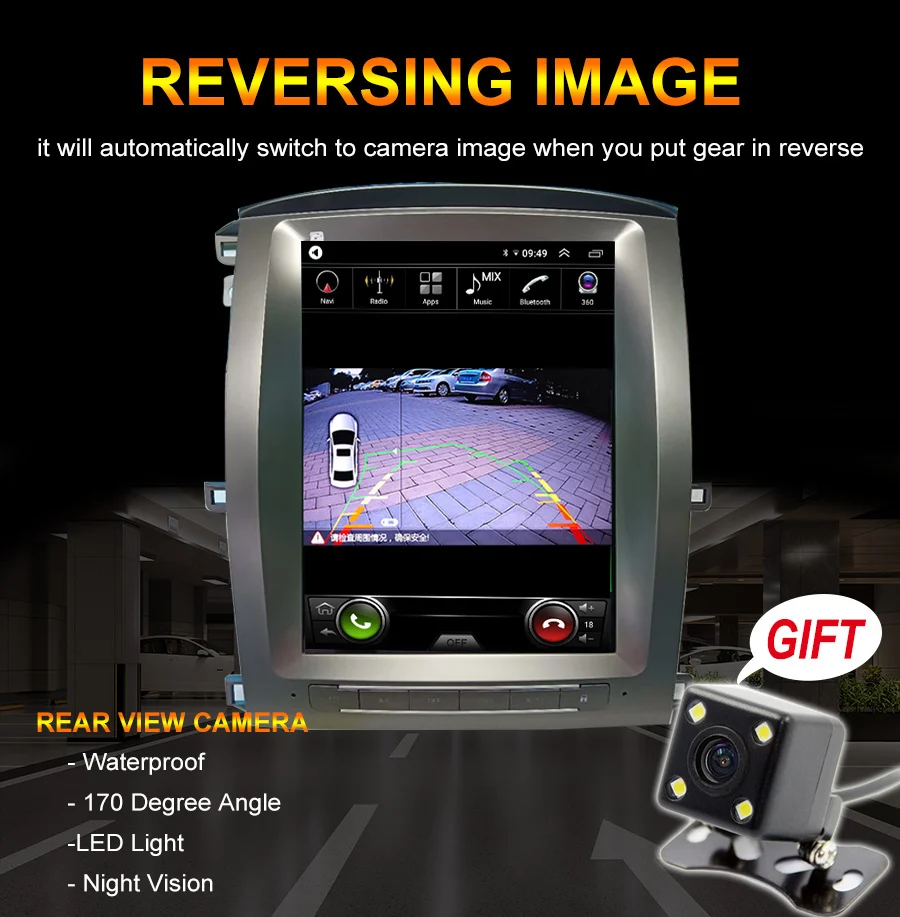 Автомагнитола Tesla 12 1 дюйма Android GPS мультимедийный видеоплеер для LEXUS LX 2005 LX470 2006 2004