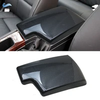 for bmw 3 series e90 2005 2012 interior car carbon fiber texture stowing tidying center console armrest box protective covers
