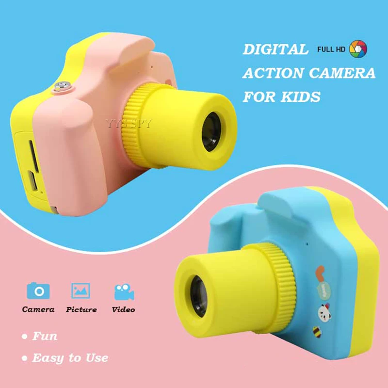 Дети Мини LSR цифровая камера 2MP 1 5 дюймов HD Видео Аудио мультфильм рекордер