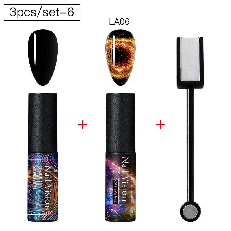 ZH08035 Nail Vision 9D Galaxy Cat Eye гель-Хамелеон Гель для ногтей длительный Galaxy Star эффект кошачьих глаз замачивается УФ/светодиодный - Цвет: ZH08035