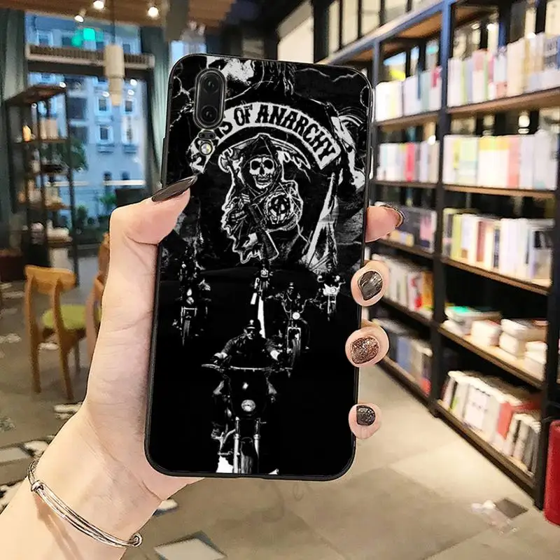 

sons of anarchy USA TV Painted Phone Case For Huawei honor Mate P 10 20 30 40 Pro 10i 9 10 20 8 x Lite
