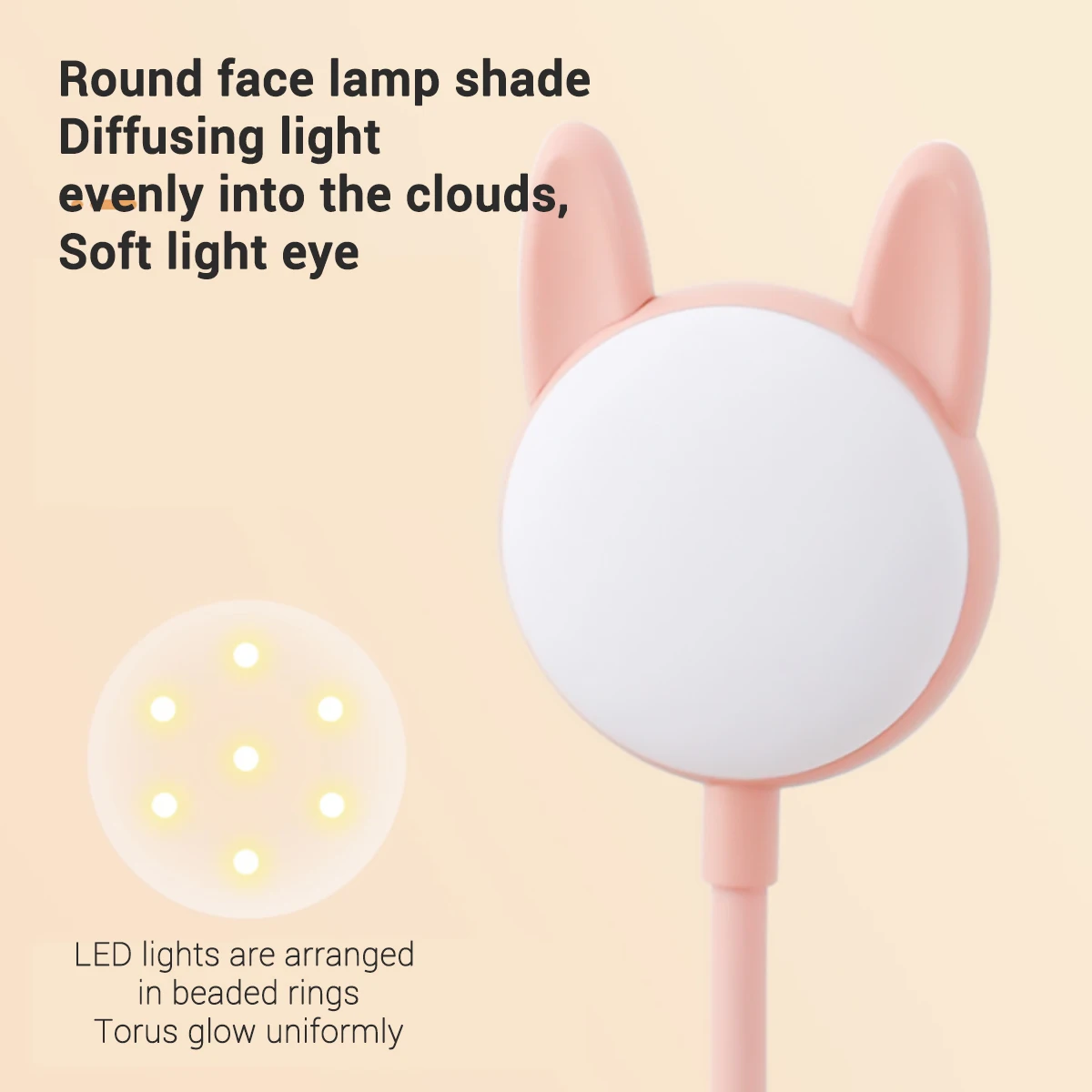 USB перезаряжаемая Светодиодная настольная лампа с сенсорным регулированием для