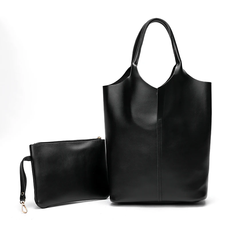 

Сумка-тоут женская, из искусственной кожи, повседневная, из мягкой кожи