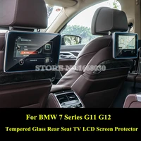 2x tempered glass rear seat tv lcd screen protector for bmw 7 series g11 g12 2016 2021 car accesories interior car decoration