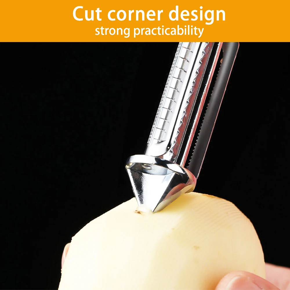 

Peeling shredder,serrated blade stainless steel peeling fruit and vegetable with shredded fish scale scraper kitchen accessories