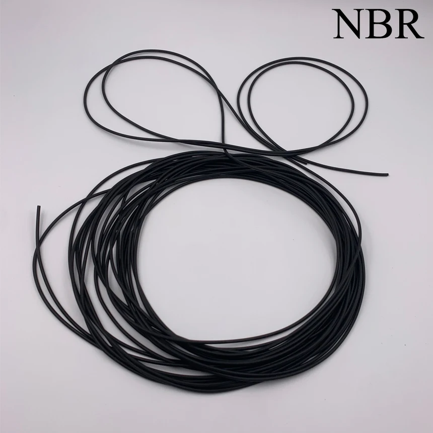 

22mm 25mm 30mm 35mm 40mm OD Outside Diameter NBR Nitrile Rubber Car Door Window Damper Rope Round O Ring Solid Sealing Strip