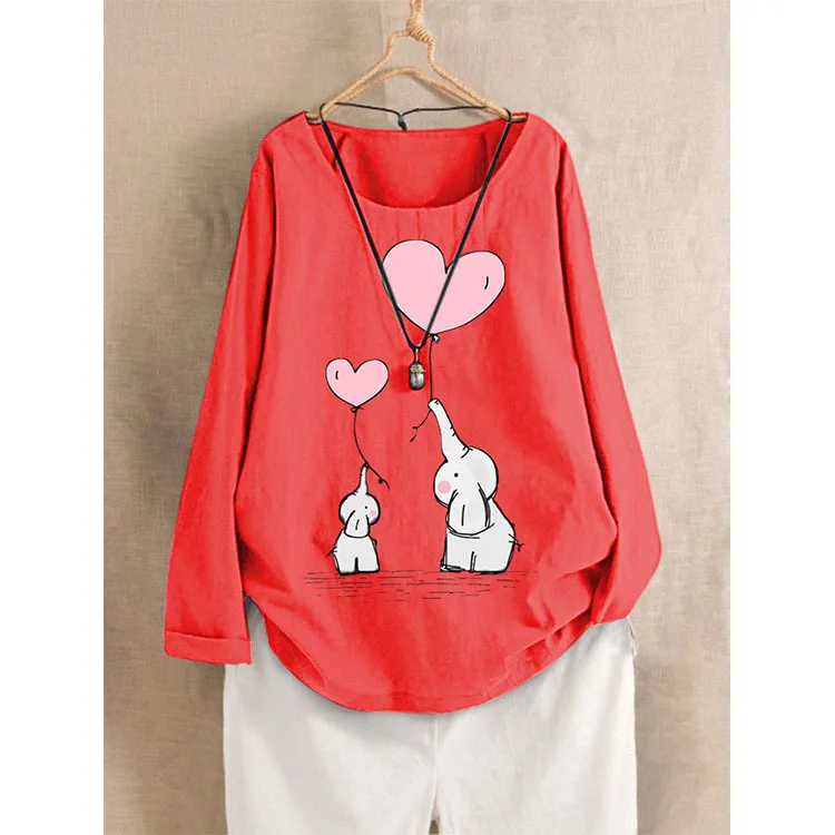 Повседневные многоцветные женские футболки с принтом в виде сердца