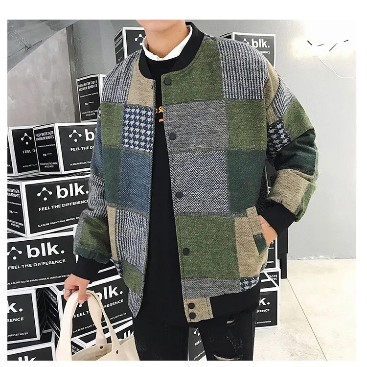LAPPSTER-молодежная Осенняя мужская куртка-бомбер в клетку Harajuku Мужская s Японская уличная ветровка Корейская бейсбольная куртка 5XL