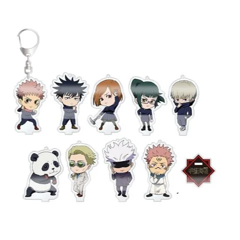 

Акриловая подставка для фигурок аниме juютсу Kaisen Itadori Yuji Nanami Kento, модель пластины Krychain Pendang, милый Настольный Декор для косплея