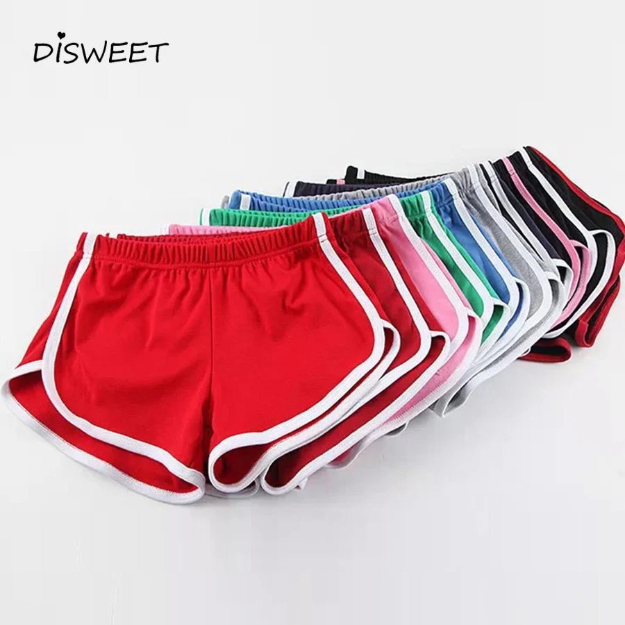 

2019 New Fashion Elastic Waist Casual Shorts Women High Waist Black White Shorts Harajuku Beach Sexy Short Womenswear