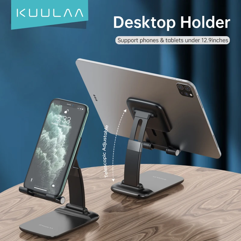 Подставки для планшетов и телефонов KUULAA, настольные держатели для iPad Pro, iPhone, Huawei, регулируемые складные мобильные телефоны, Настольная…