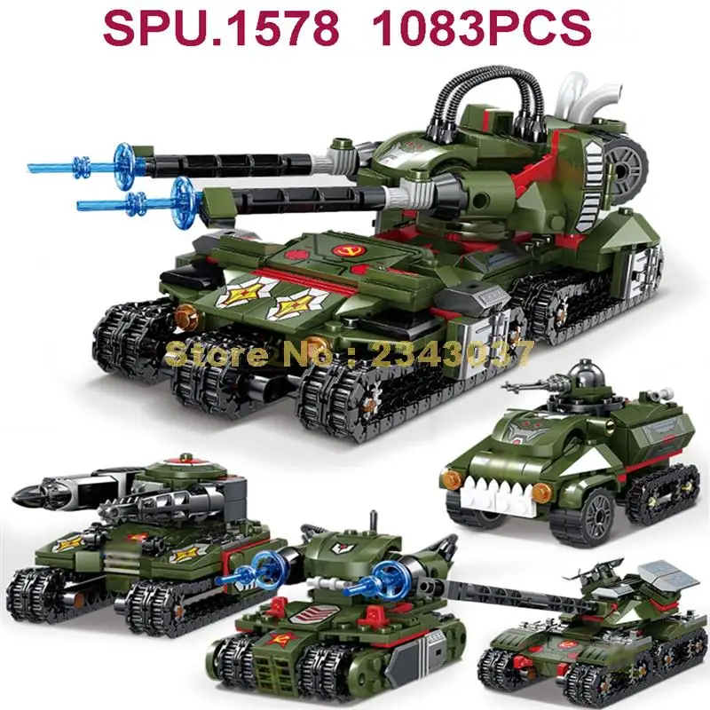 81041 1083 шт. строительные блоки для мальчиков | Игрушки и хобби