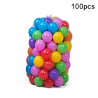 Шарики пластиковые детские разноцветные, 100 шт., для бассейна, бассейна, морской волны