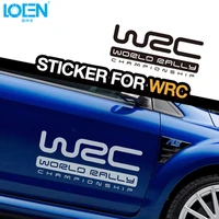 wrc world rally championship racing car styling reflective vinyl sticker handle body garland decal for audi focus mazda lada