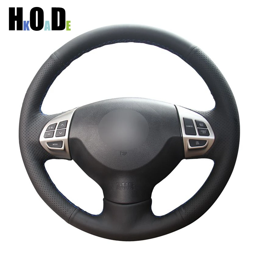 

Черный чехол на руль из искусственной кожи для Mitsubishi Lancer X 10 2007-2015 Outlander 2006-2013 ASX 2010-2013 Colt