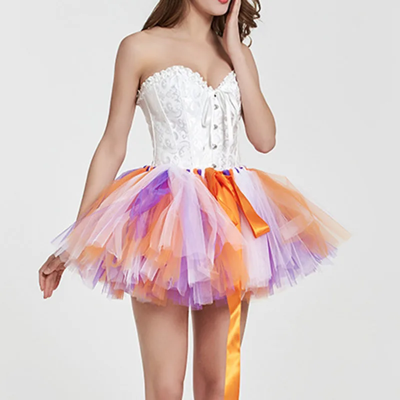 Фото Женская винтажная юбка-пачка ручной работы балетная юбка-баллон привлекательная