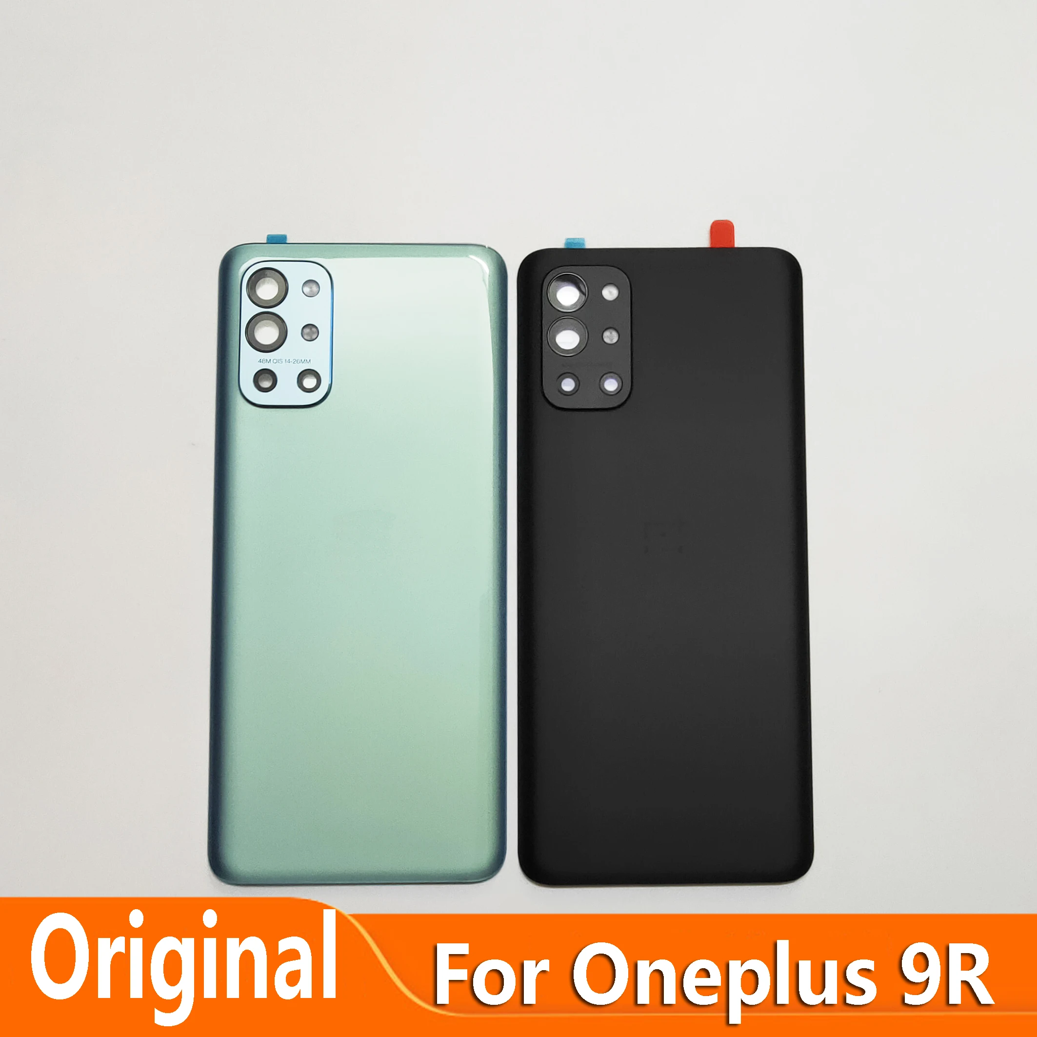 Замена 6 55 &quotдля Oneplus 9R LE2101 Задняя стеклянная крышка корпуса сменная задняя