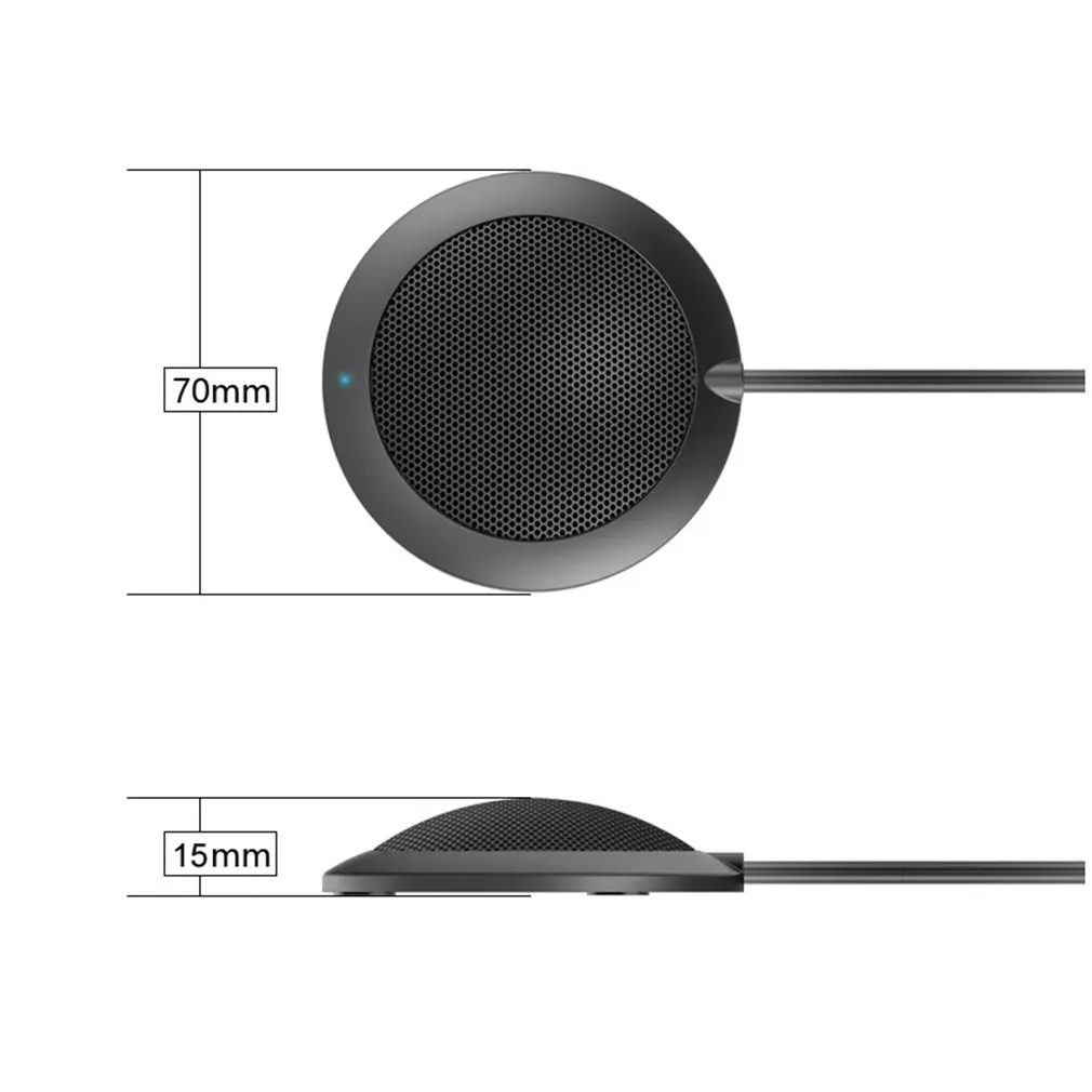 

USB Plug Computer Tabletop Omnidirectional Condenser Boundary Conference Microphone For Recording,Gaming,Skype,Voip Call