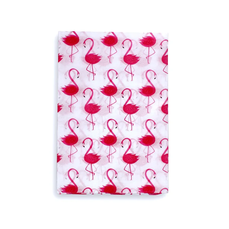 

20 Sheets Flamingo Stars Tissue Paper 50*70cm Gift Bouquet Packaging Paper Flower Wrapping Papers Handmade Supply
