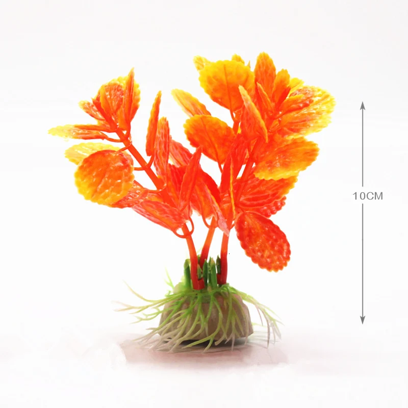 10cm Simulation Aquatic Plants Fish Tank Aquariums Landscape Microcosmic Decorate PVC Underwater Accessories | Дом и сад
