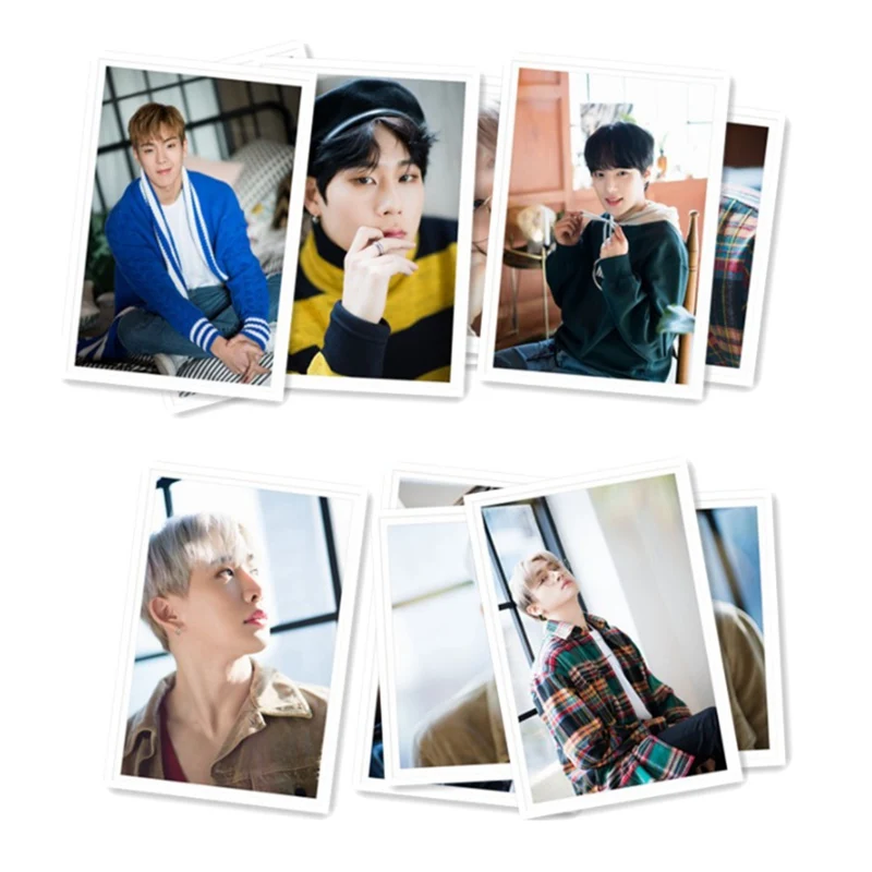 40 шт./компл. MONSTA X альбом самодельная бумага Lomo карты фото плакат в виде карты HD фотостудии игрушек, для подарка, для фанатов