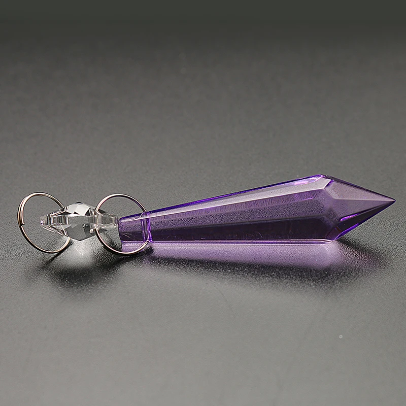 H &amp D фиолетовый хрустальный стеклянный шар люстра призмы подвески части бусины