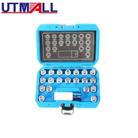21pcs locking wheel nut screw lock socket key master tamper proof kit set for bmw