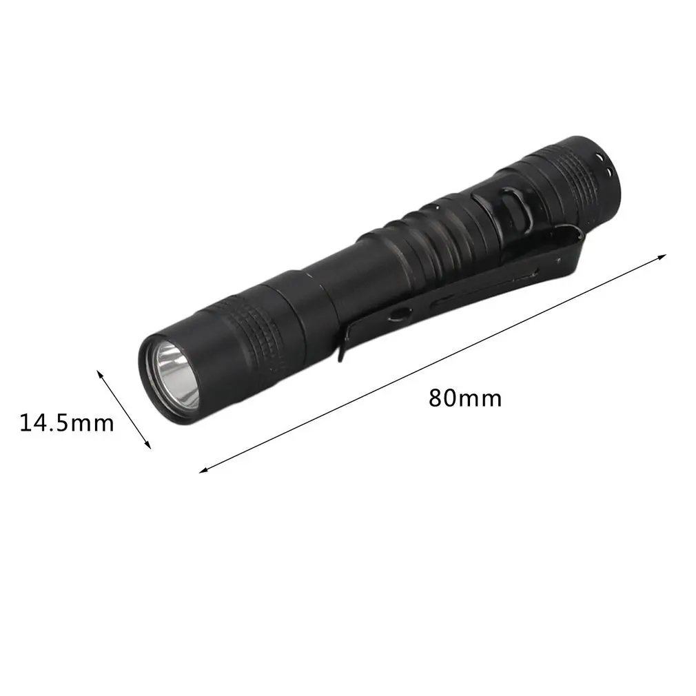 

Mini linterna porttil 2000LM linterna LED linterna de bolsillo linterna impermeable batera AAA potente Led para Camping caza