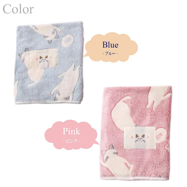 Милое фланелевое одеяло с мультяшным котом коралловый флис чехол для