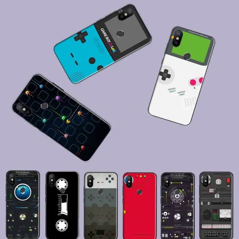 Ретро игровая консоль космический ТПУ черный чехол для телефона Корпус Xiaomi Redmi 4x5