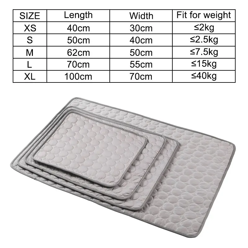 

Dog Mat Cooling Summer Pad Mat For Dogs Cat Blanket Sofa Breathable Pet Dog Bed Washable Dogs Car Seat Cover Summer Pad Mat