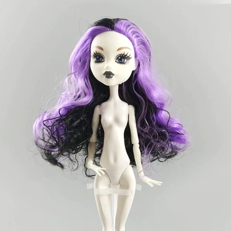 Пурпурная голова для куклы с волосами макияж 1/6 Monster High головки аксессуары кукол