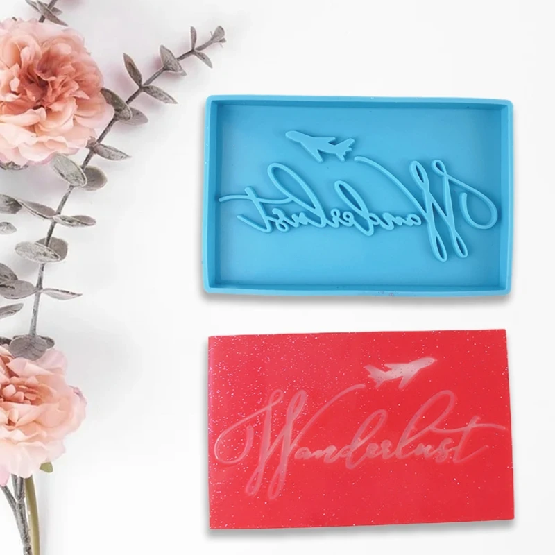 

DIY Boarding Pass Silicone Mold Mould for Resin Craft Jewelry Making Home P9YF