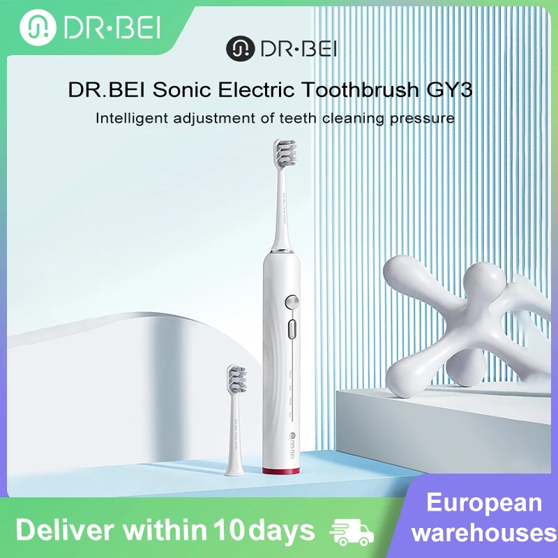 

6.18 Dr. Bei Sonic Electric Tooth Brush GY3 Travel Home Brushes Teeth Intelligently Cleaning IPX7 Waterproof Toothbrush