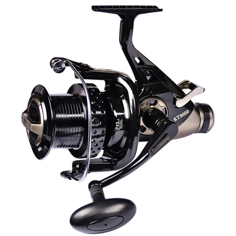 

Fishing Reel KT3000-8000 5.2:1 Metal Spool Body Handle 8KG Max Drag Spinning Reel Saltwater Reel Fishing Accessories