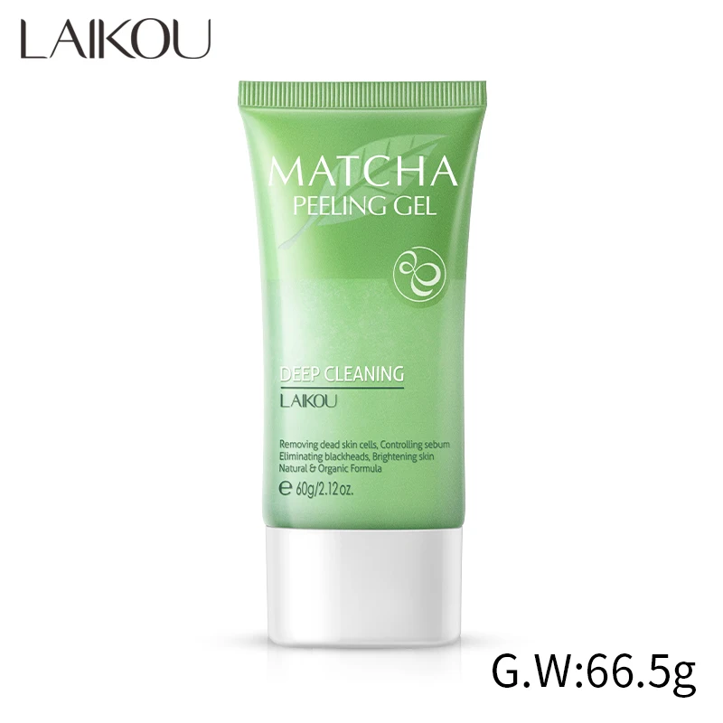 

LAIKOU Matcha Exfoliating Exfoliate Peeling Gel Facial Scrub Moisturise Whitening Nourishing Repair Scrubs Face Cream Skin Care