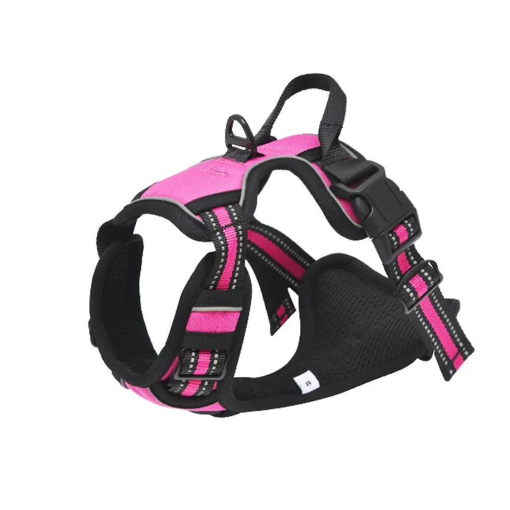 

Reflective Dog Vest Comfortable Adjustable Breathable Mesh Walking Training Big Dog Chest Harness Reflective Vest