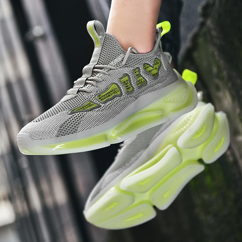 

Original Men Running Shoes Black Gray Jogging Sneakers Mens Anti Slip Outdoor Sports Men Shoes Comfortable Gym Sneakers Men