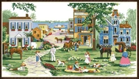 dim03860home fun cross stitch kit package greeting needlework counted kits new style joy sunday kits embroidery