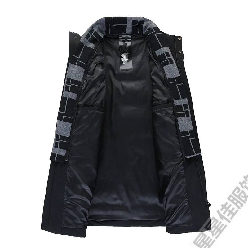 10XL 8XL 6XL 5XL New thick winter men's white down Jacket brand clothing black long warm duck jacket male coats | Мужская одежда