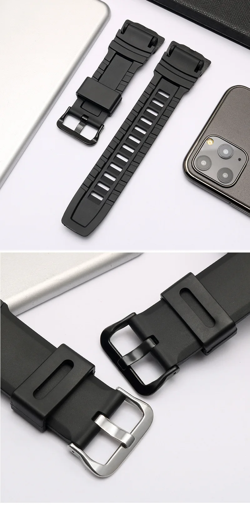 

Watch Accessories Band FOR Casio Watch for Men PRW-3500 / 2500/5100 PRG-260 / 550/250/500 Tape Silicone Strap Watch Bracelet