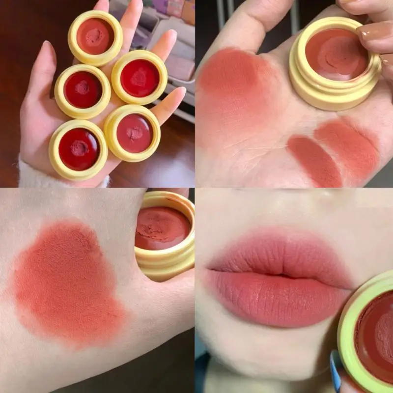 

Многофункциональная матовая губная помада, грязь для губ, бархатный блеск для губ, тинт для губ, Косметика для макияжа, контур лица, румяна, с...