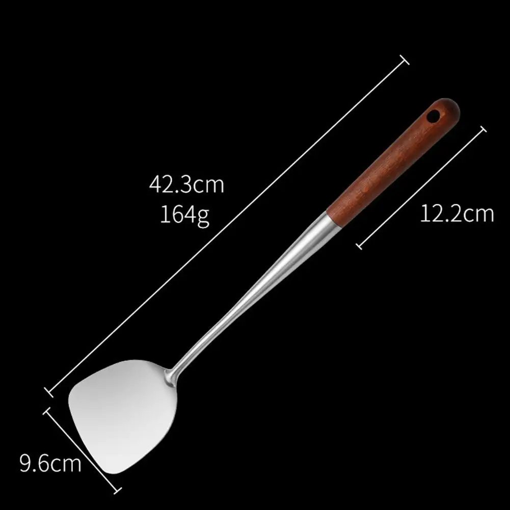

Long Handle Wooden Cooking Rice Spatula Scoop Kitchen Utensil Non-stick Hand Wok Shovel Kitchen Tools Accessories Cookware