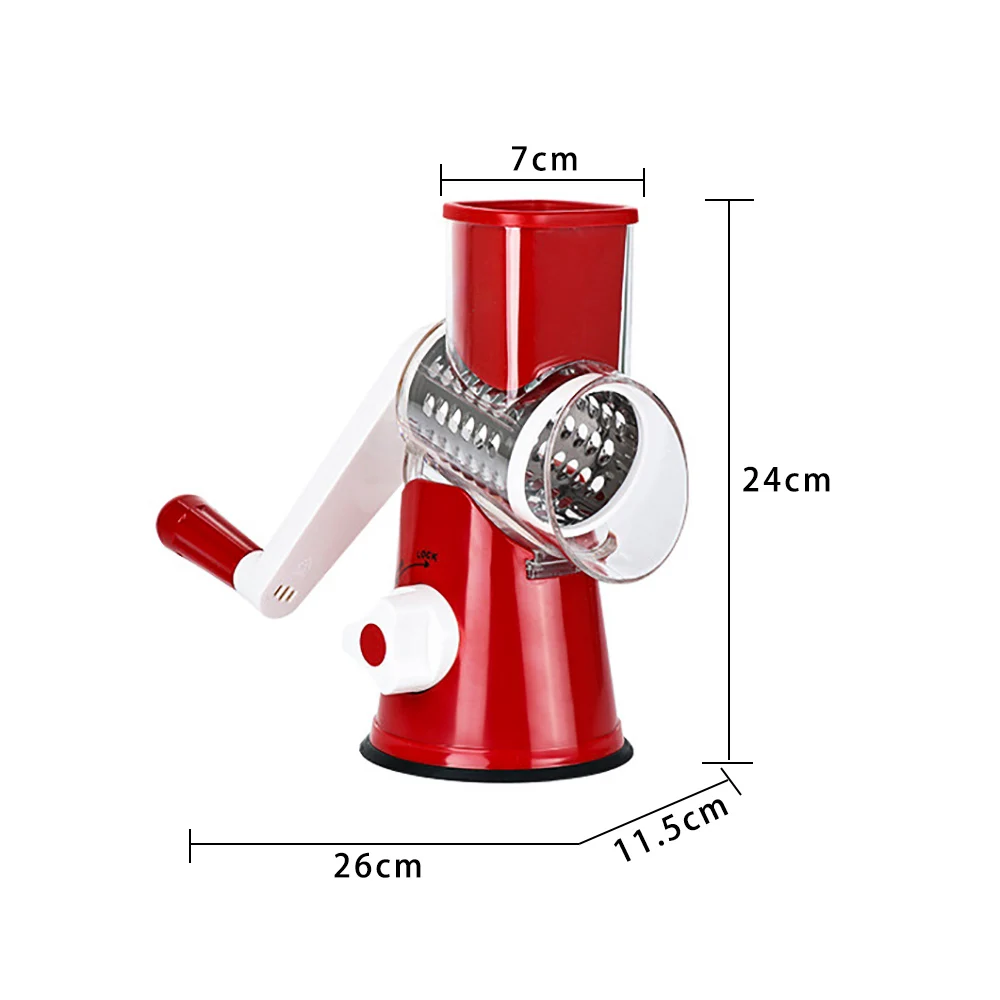 Овощерезка с лезвиями из нержавеющей стали (3 лезвия)|Шредеры и слайсеры| |