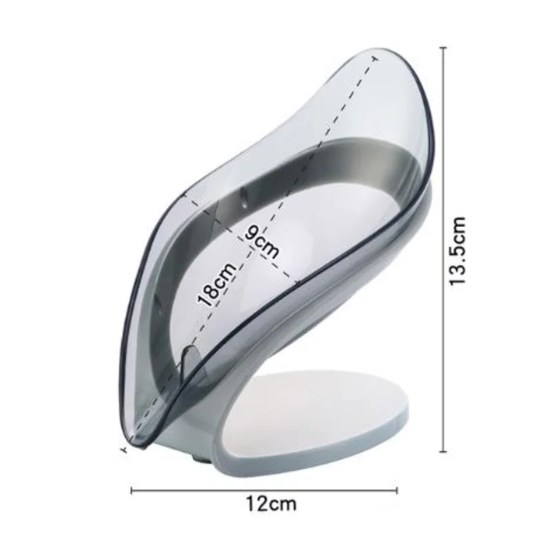 

Leaf Shape Soap Box Drain Soap Holder Box Bathroom Shower Soap Holder sponge Storage Plate Tray Bathroom Supplies Bathroom Gadge