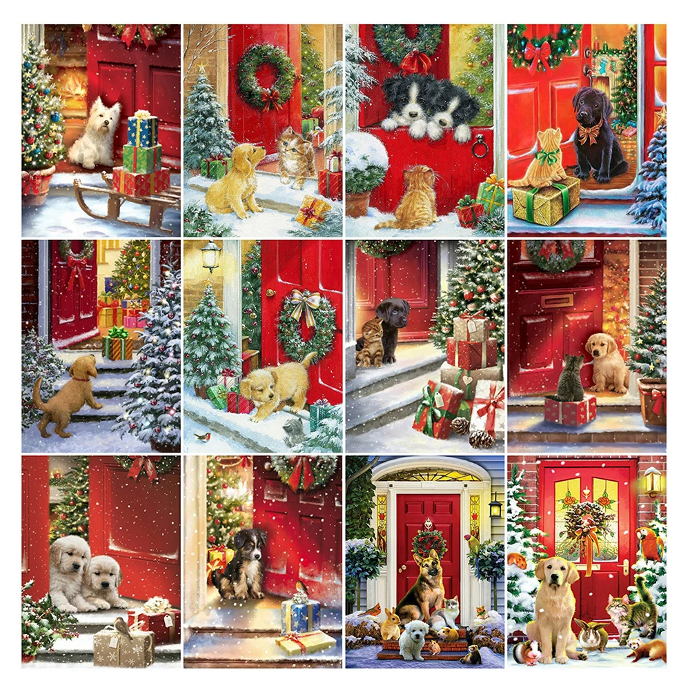 

Алмазная 5D Вышивка с рисунком собаки